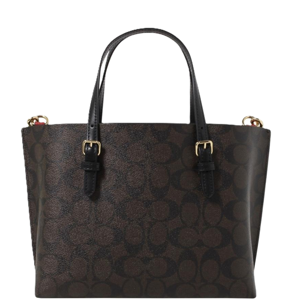  Túi Nữ Coach Mollie 25 Tote Signature Canvas 'Black' 