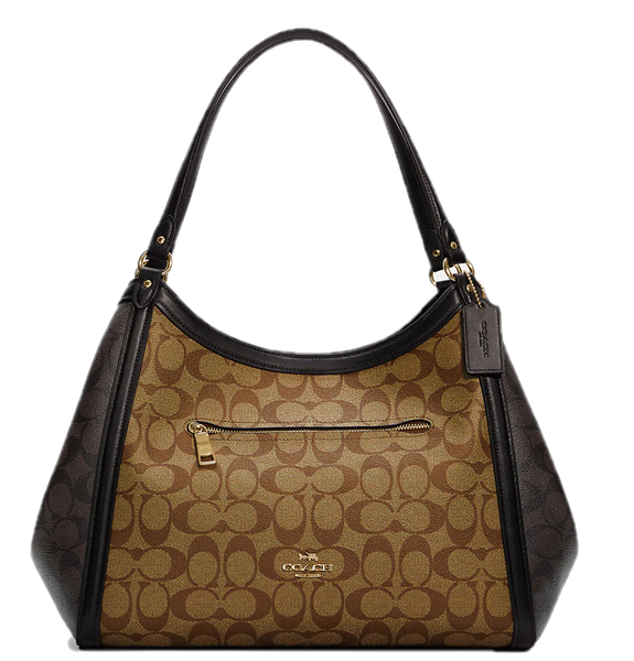  Túi Nữ Coach Kristy Blocked Signature Canvas 'Brown' 