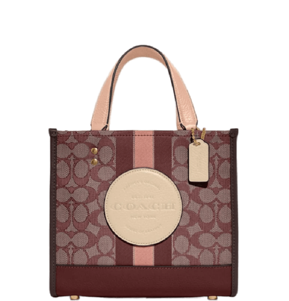  Túi Nữ Coach Dempsey Tote 22 'Wine Multi' 