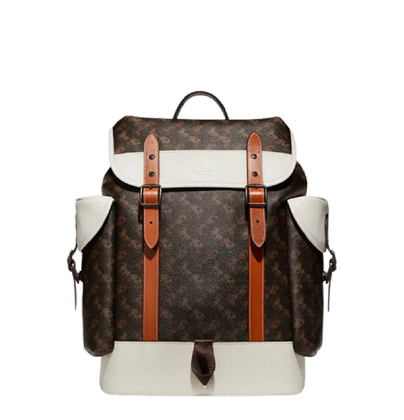  Túi Coach Nam Hitch Backpack 'Carriage Print' 