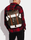  Túi Coach Nam Hitch Backpack 'Carriage Print' 