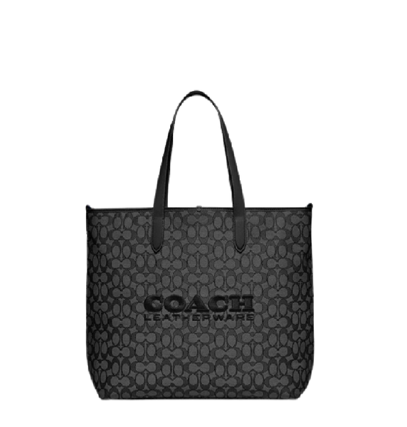  Túi Coach Nam League Tote In Signature Jacquard 'Black' 