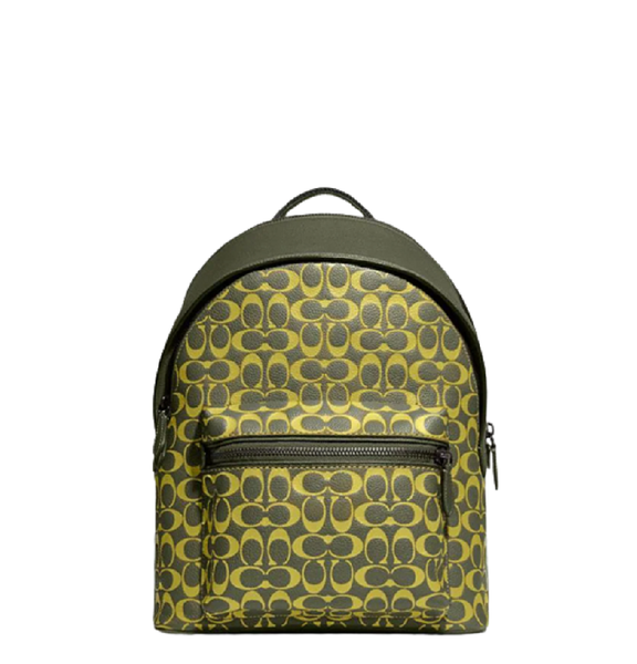  Túi Coach Nam Charter Backpack 'Olive Yellow' 