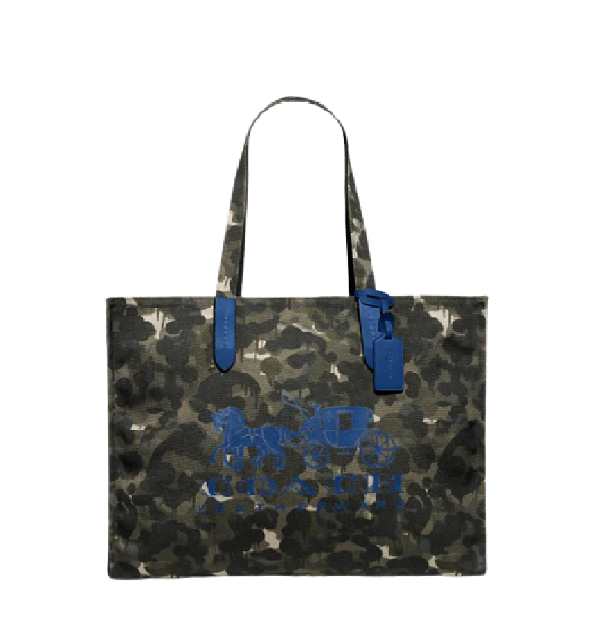 Túi Coach Nam Recycled Canvas Tote 42 With Camo Print And Horse And Ca –  LUXITY