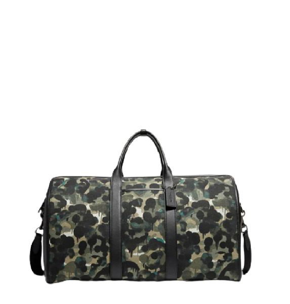  Túi Coach Nam Gotham Duffle In Canvas With Camo Print 'Green/Blue' 