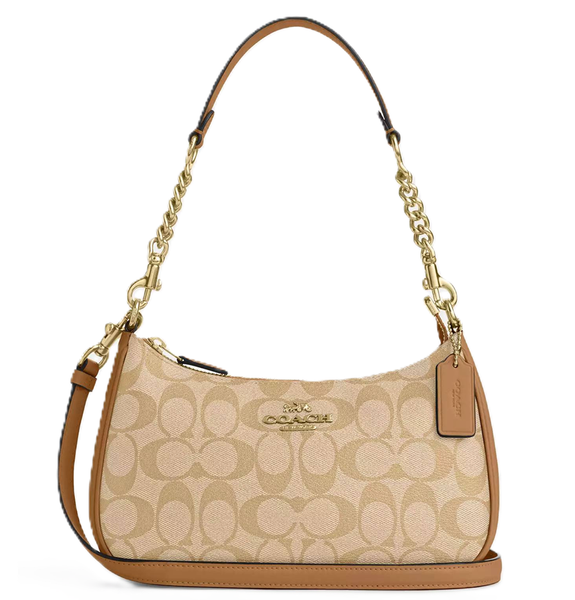  Túi Nữ Coach Teri Signature Canvas 'Beige' 