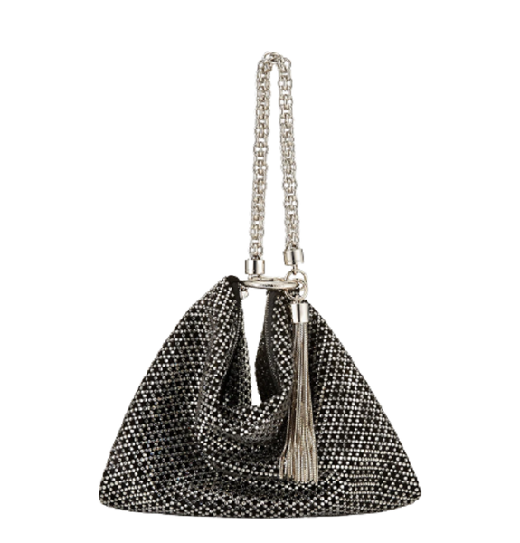  Túi Jimmy Choo Nữ Callie 'Black Diamond' 