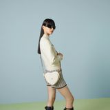  Túi Nữ Gucci Interlocking G Mini Heart Shoulder Bag 'White' 