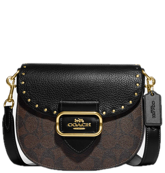  Túi Nữ Coach Morgan Colorblock Signature Canvas 'Black' 