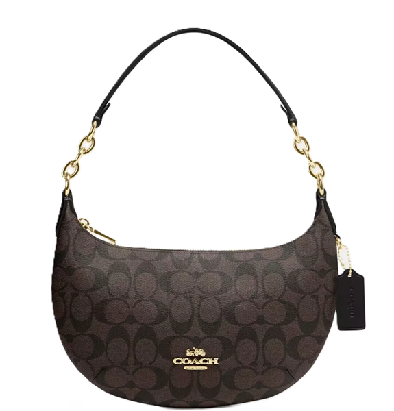  Túi Nữ Coach Mini Rowan Signature Canvas 'Brown' 