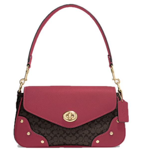  Túi Nữ Coach Millie Colorblock Signature Canvas 'Pink' 