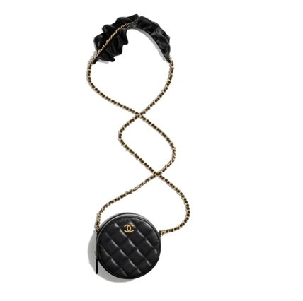  Túi Nữ Chanel Clutch With Chain Lambskin 'Black' 
