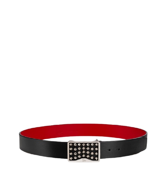  Thắt Lưng Nam Christian Louboutin Loubi Belt 'Black Silver' 