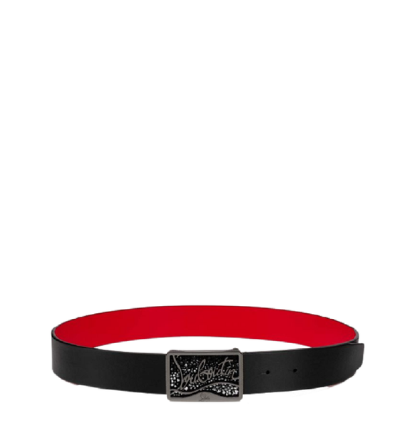  Thắt Lưng Nam Christian Louboutin Ricky 'Black Silver' 