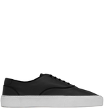  Giày Nam Saint Laurent Venice Sneakers In Grained Leather 'Black' 
