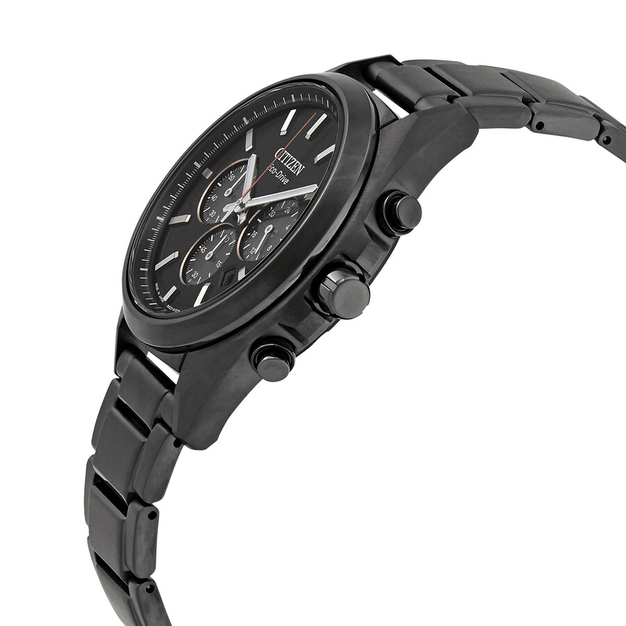  Đồng Hồ Nam CITIZEN Eco-Drive Chronograph Dial Watch 'Black' 