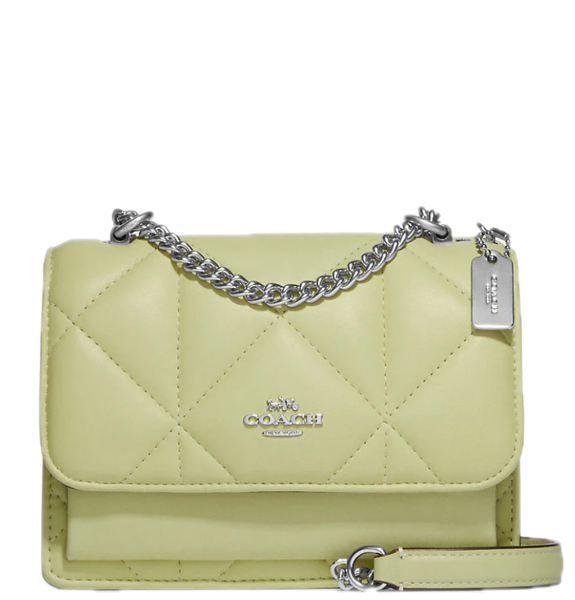  Túi Nữ Coach Mini Klare Puffy Diamond Quilting 'Pale Lime' 