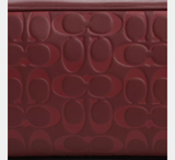  Túi Nữ Coach Large Travel Kit Signature Leather 'Wine' 