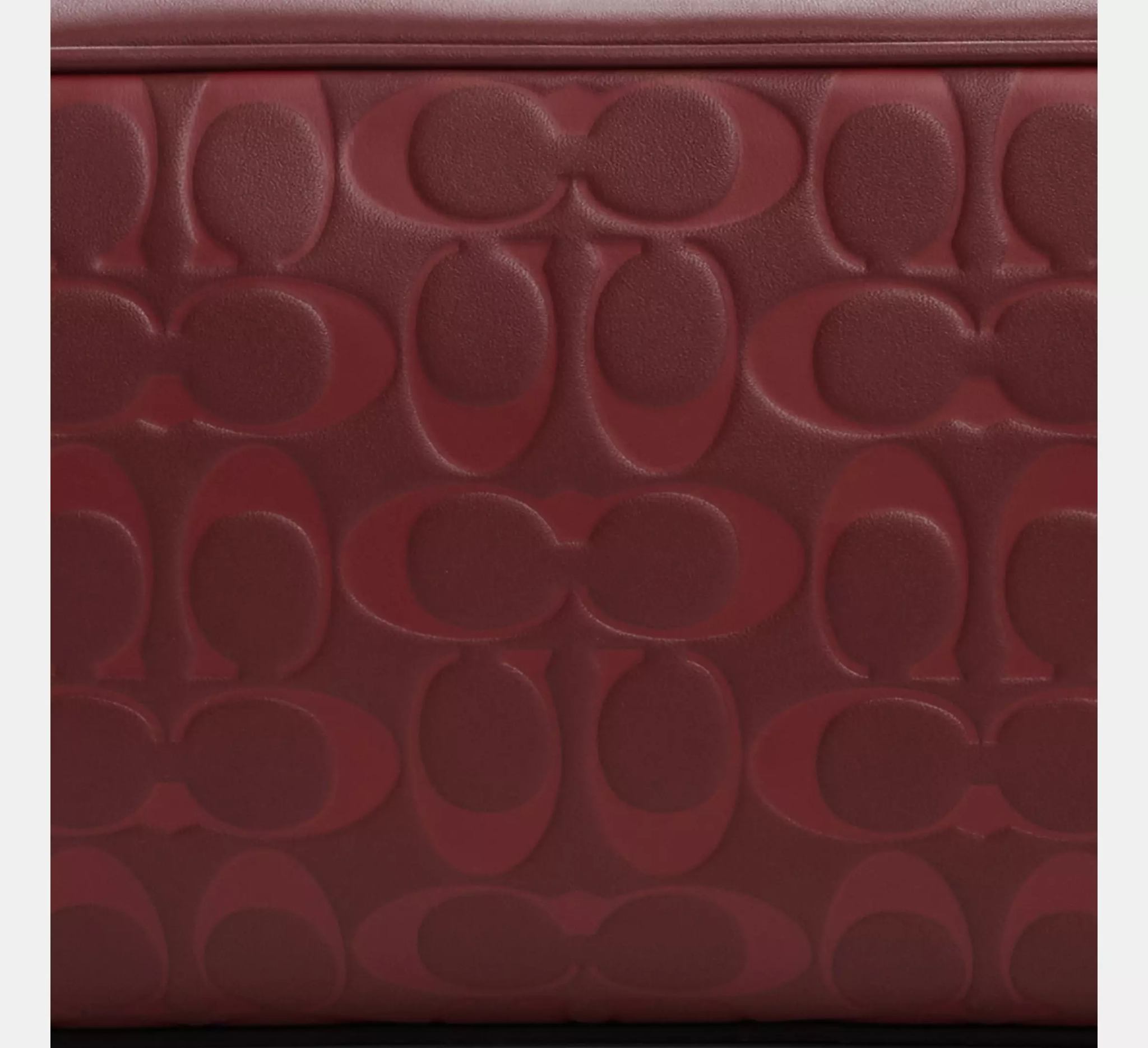  Túi Nữ Coach Large Travel Kit Signature Leather 'Wine' 