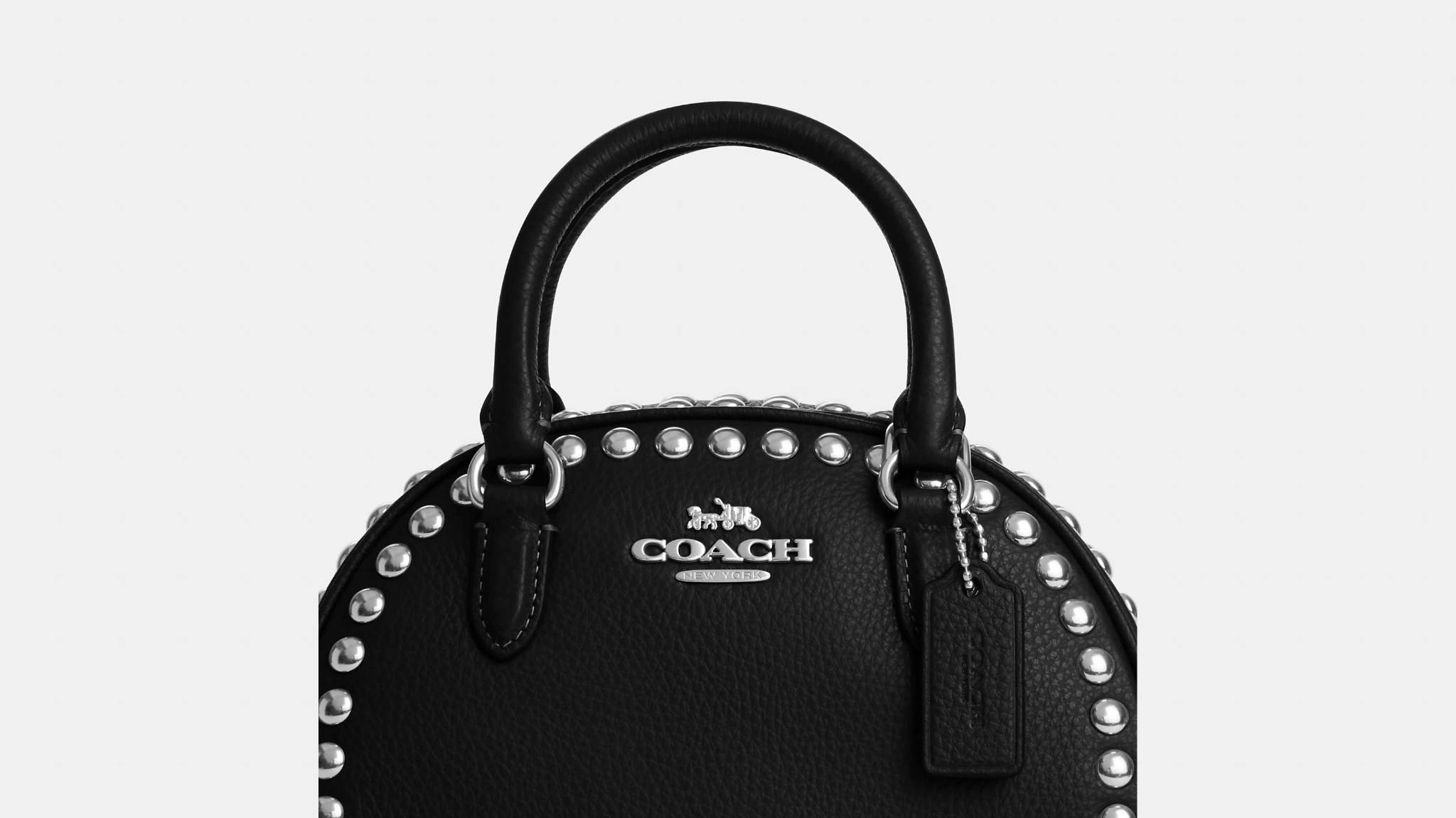 Túi Nữ Coach Sydney Satchel With Rivets 'Black' CM071-SVDTV – LUXITY