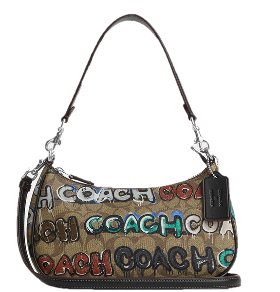  Túi Nữ Coach Mint Serf Teri Signature Canvas 'Khaki' 