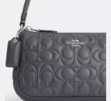  Túi Nữ Coach Nolita 19 With Signature 'Industrial Grey' 