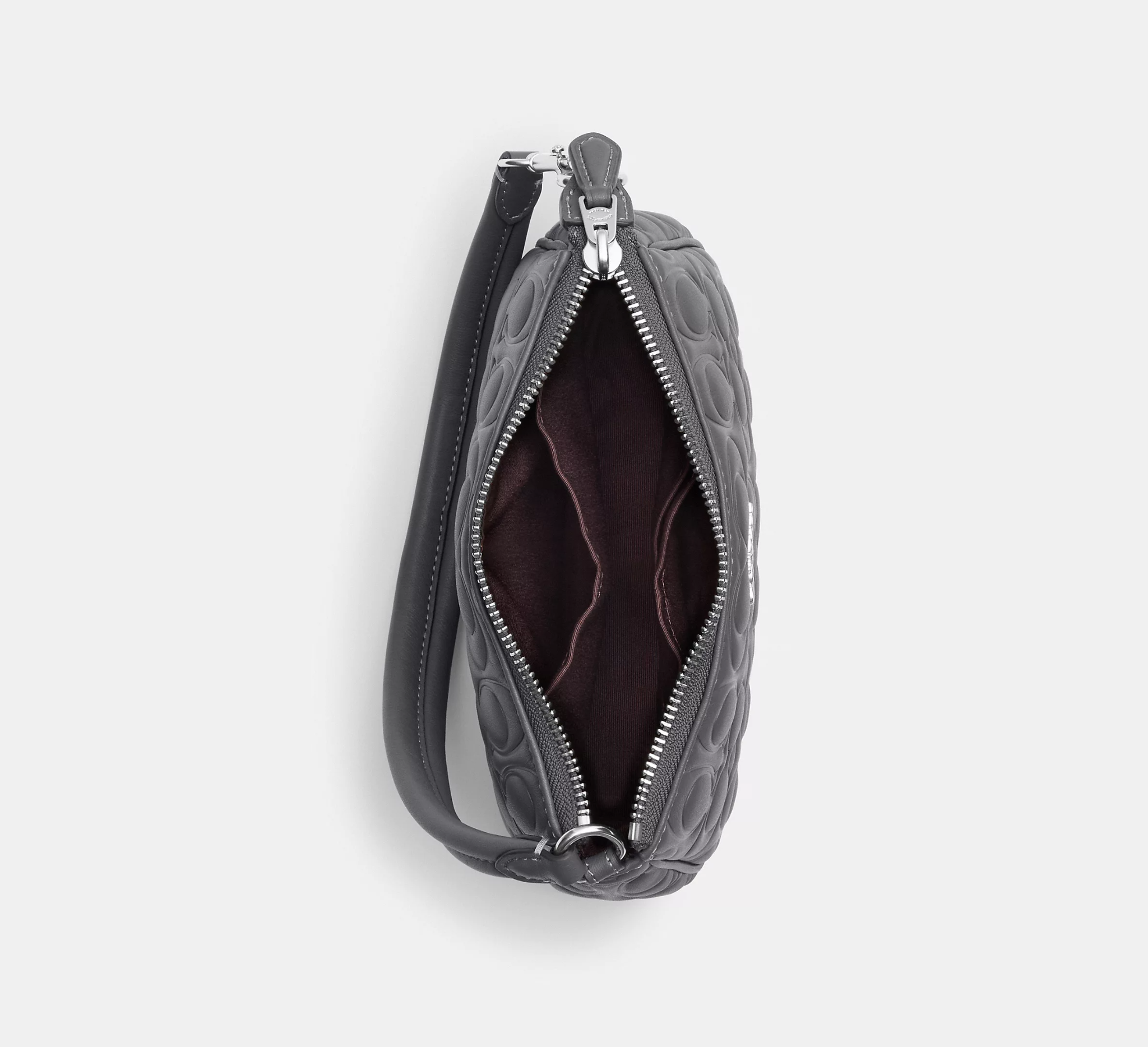  Túi Nữ Coach Nolita 19 With Signature 'Industrial Grey' 