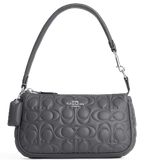  Túi Nữ Coach Nolita 19 With Signature 'Industrial Grey' 