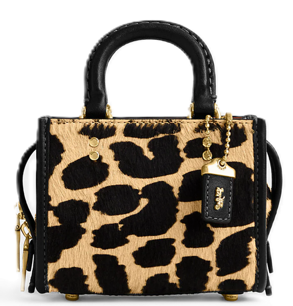  Túi Nữ Coach Rogue 12 In Haircalf 'Leopard' 