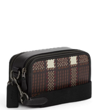  Túi Nam Coach Wyatt Crossbody Plaid Print 'Black Multi' 