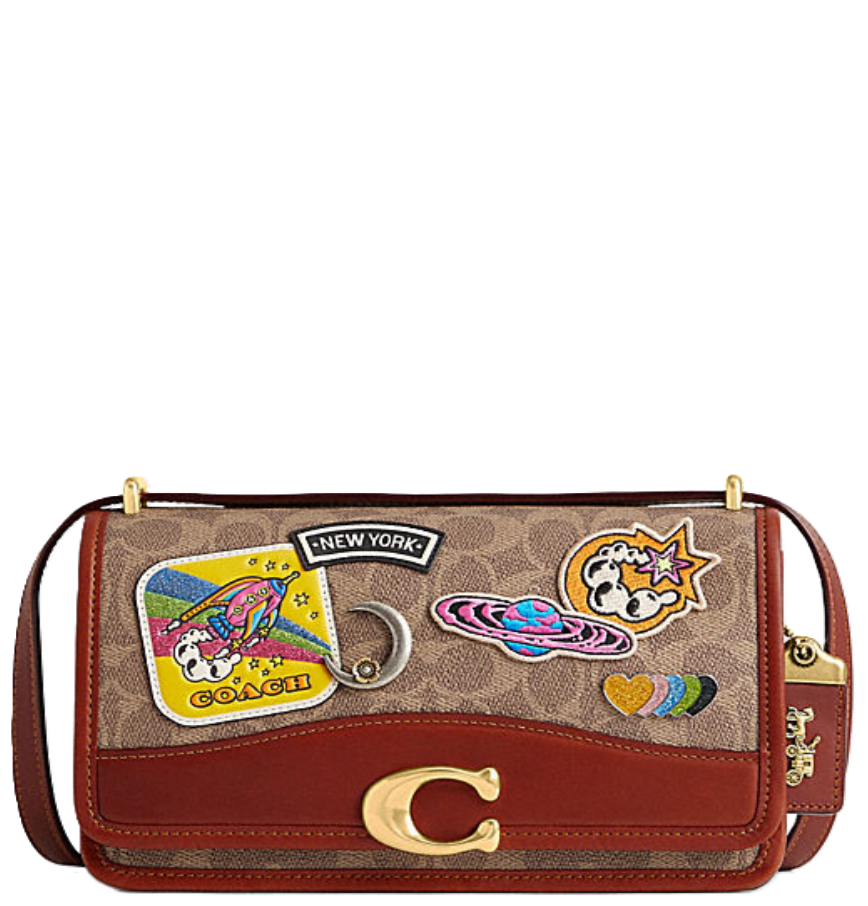  Túi Nữ Coach Cosmic Coach Bandit Shoulder 'Signature Canvas' 