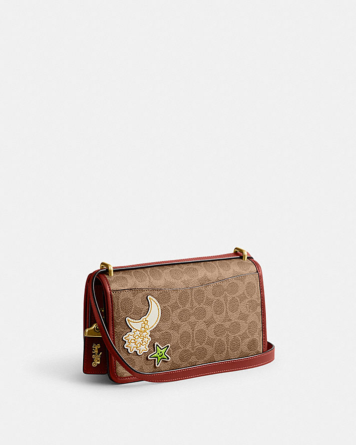 Túi Nữ Coach Cosmic Coach Bandit Shoulder 'Signature Canvas' 