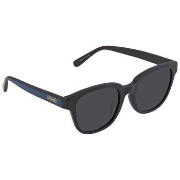  Kính Nam Coach Polarized Square Sunglasses 'Dark Grey' 