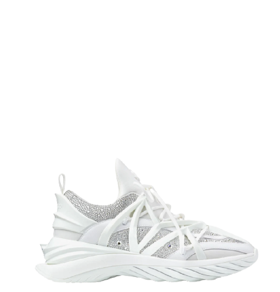  Giày Jimmy Choo Nữ Cosmos 'White Neoprene' 