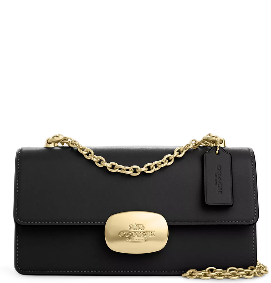 Túi Nữ Coach Eliza Flap Crossbody 'Black' CP008-IMBLK – LUXITY