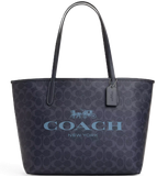  Túi Nữ Coach City Tote Signature Canvas 'Midnight Navy' 