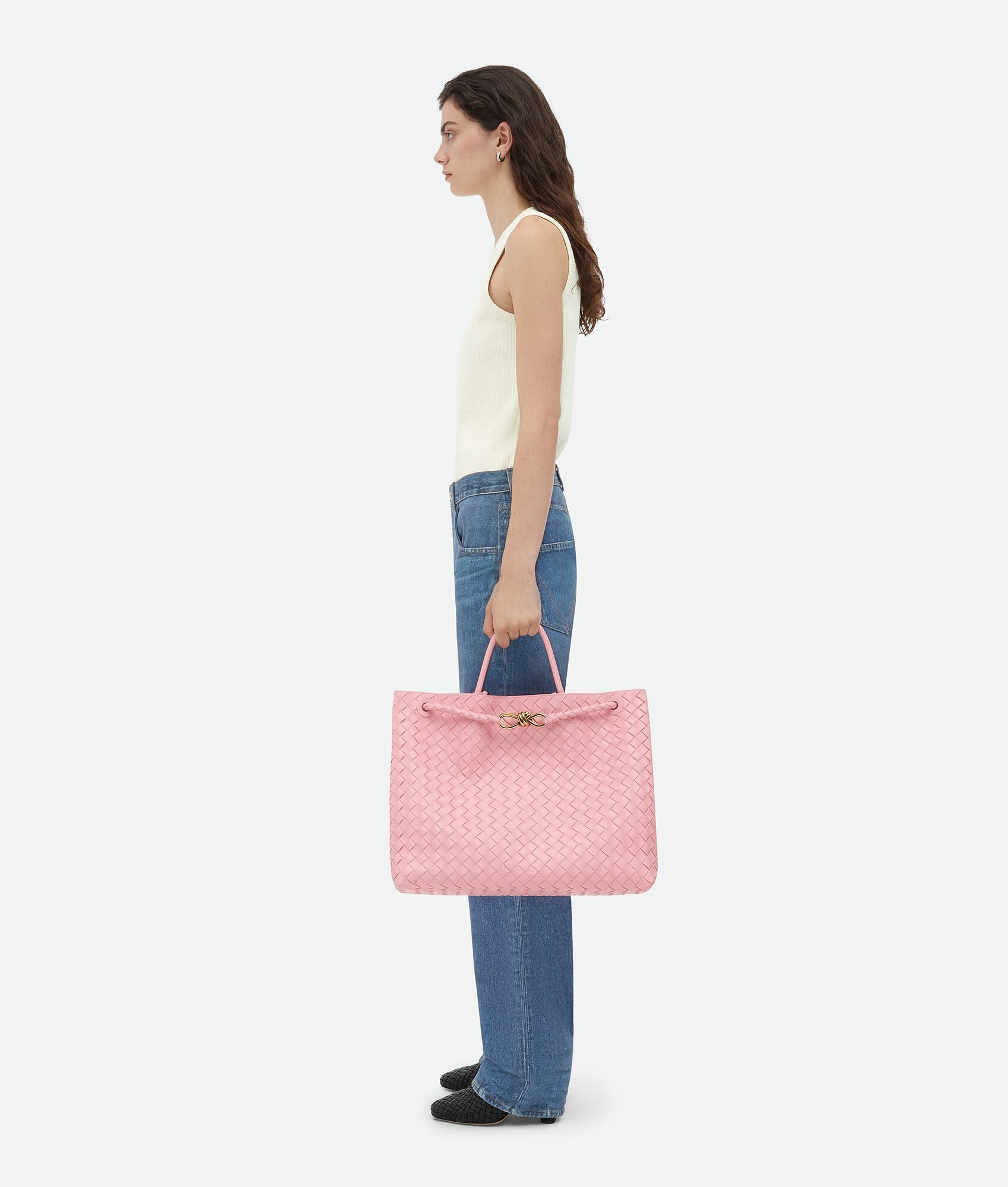  Túi Nữ Bottega Veneta Large Andiamo 'Ribbon' 