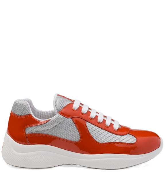  Giày Nam Prada America's Cup 'Orange Silver' 