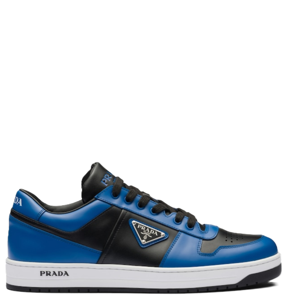  Giày Nam Prada Downtown Leather 'Black Cobalt Blue' 