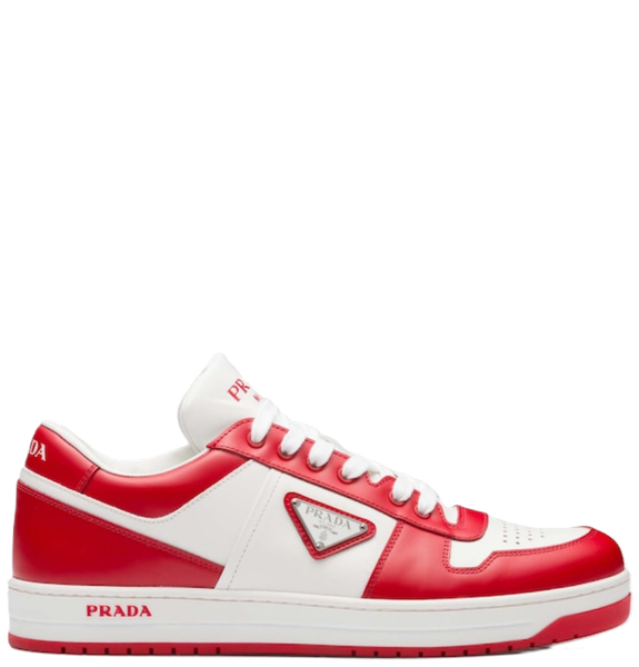  Giày Nam Prada Downtown Leather 'White Red' 