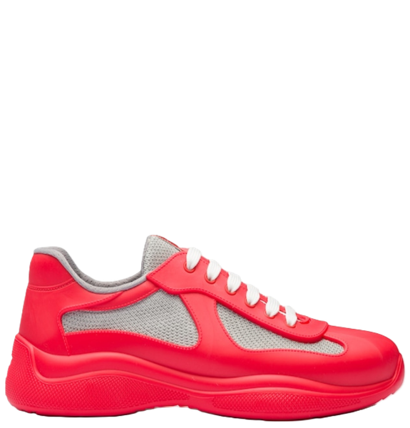  Giày Nam Prada America Cup Soft Rubber 'Red' 