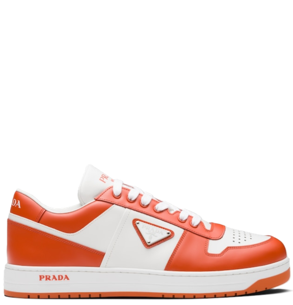  Giày Nam Prada Downtown Leather  'White Orange' 