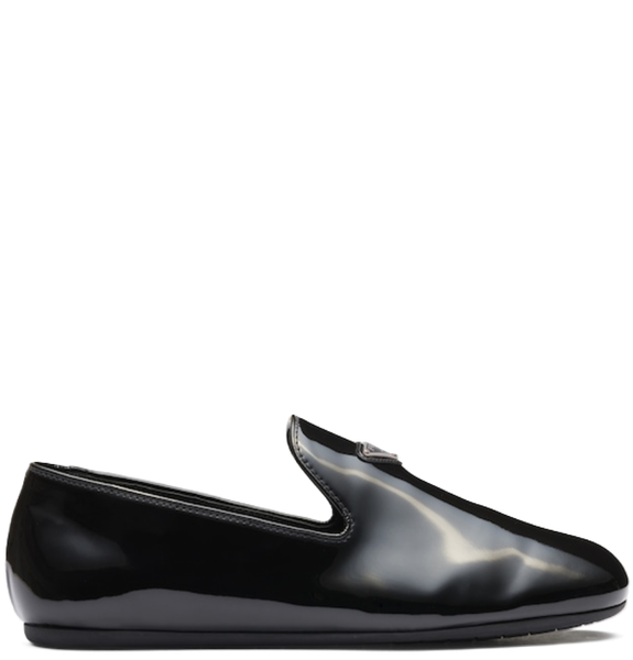  Giày Nam Prada Patent Leather Slip-on 'Black' 