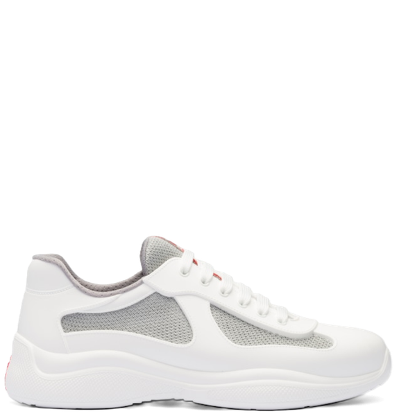  Giày Nam Prada America Cup Soft Rubber 'White' 