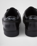  Giày Nam Prada Downtown Leather Sneakers With Crystals 'Black' 