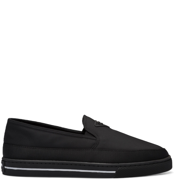  Giày Nam Prada Nylon Slip-on Sneakers 'Black' 