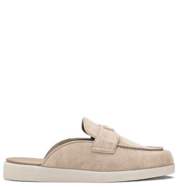  Giày Nam Prada Suede Sabots 'Beige' 