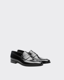  Giày Nam Prada Unlined Brushed Leather Loafers 'Black' 