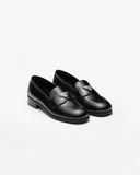 Giày Prada Nữ Brushed Leather Mules Black 