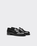  Giày Prada Nữ Unlined Brushed Leather Loafers 'Black' 